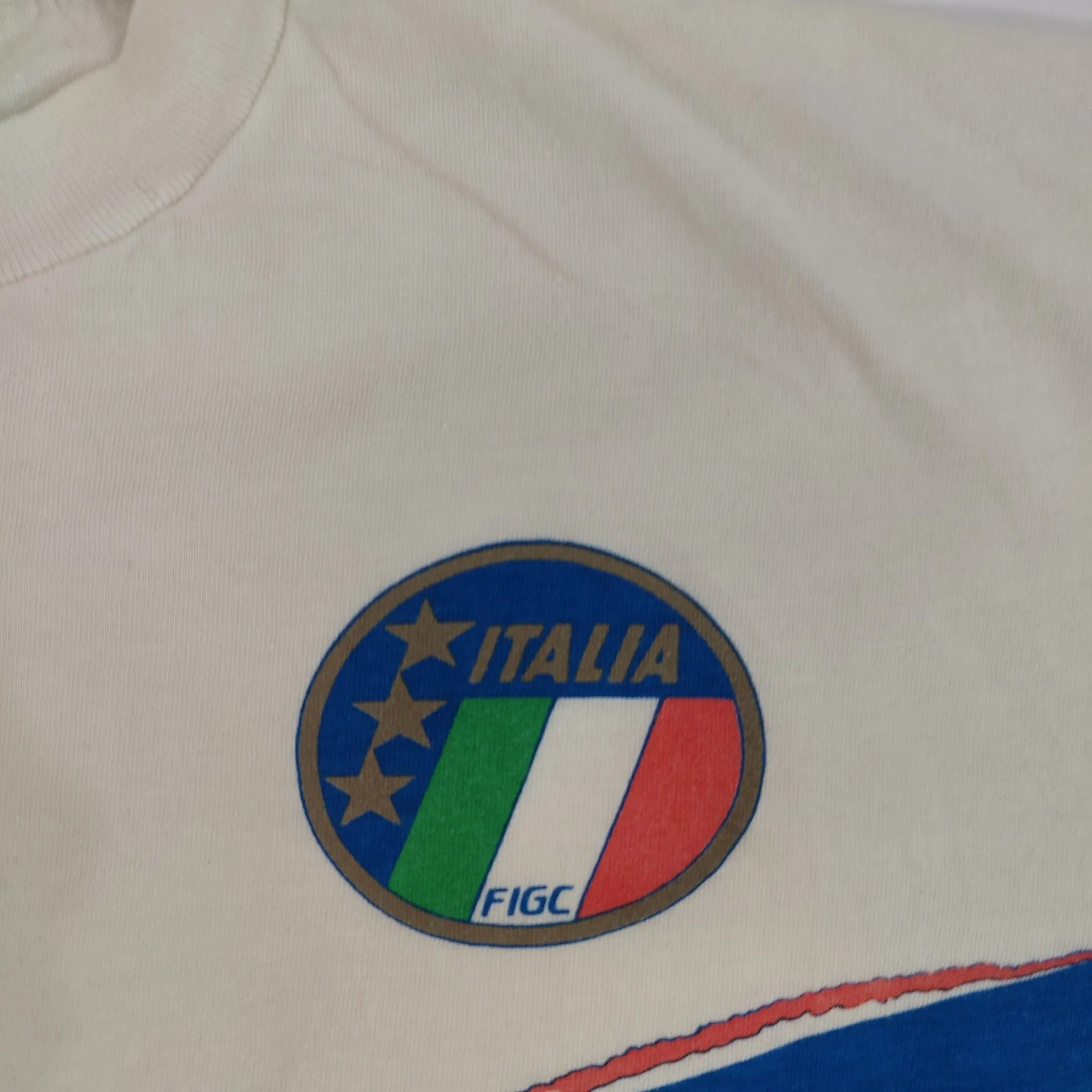 1990 white Italy Diadora cotton t-shirt