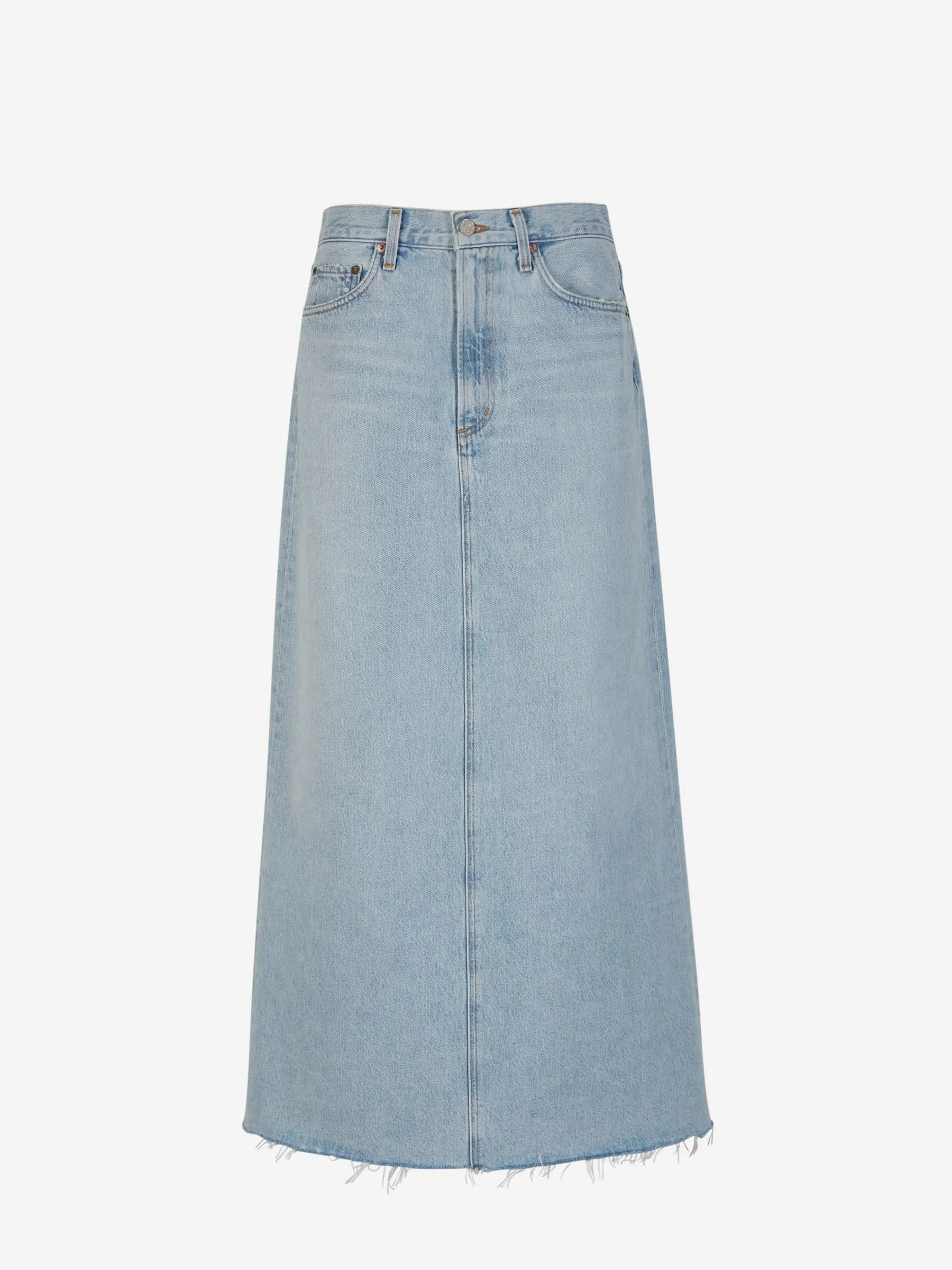 Agolde Hilla Denim Skirt 