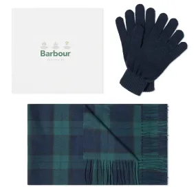 Barbour Scarf & Glove Gift BoxBlack Watch Tartan
