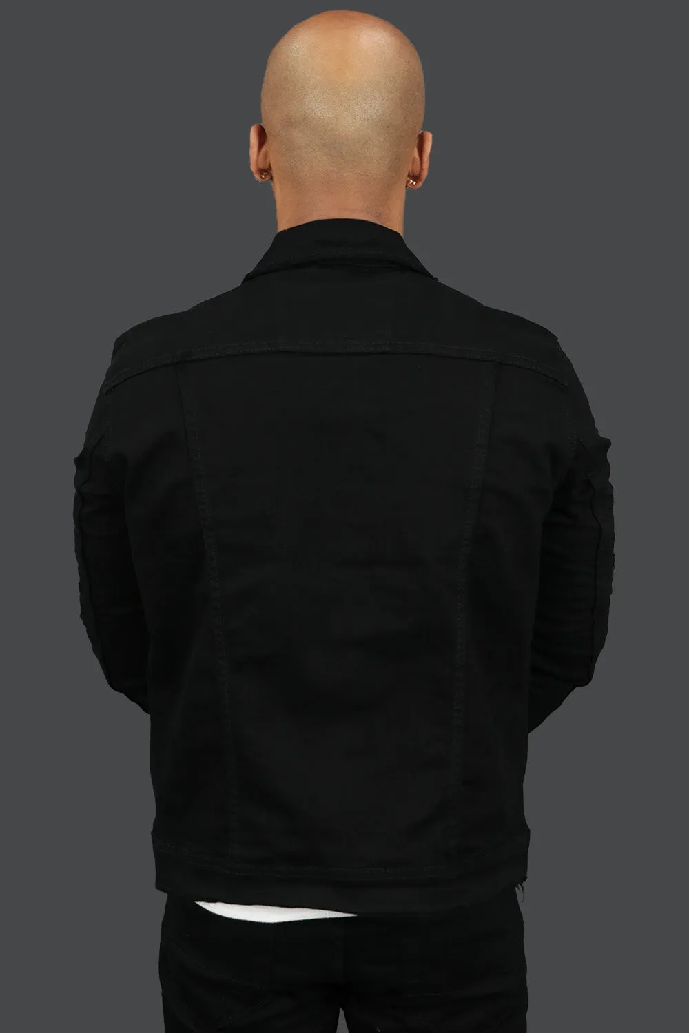 Black Streetwear Denim Jacket | Jordan Craig