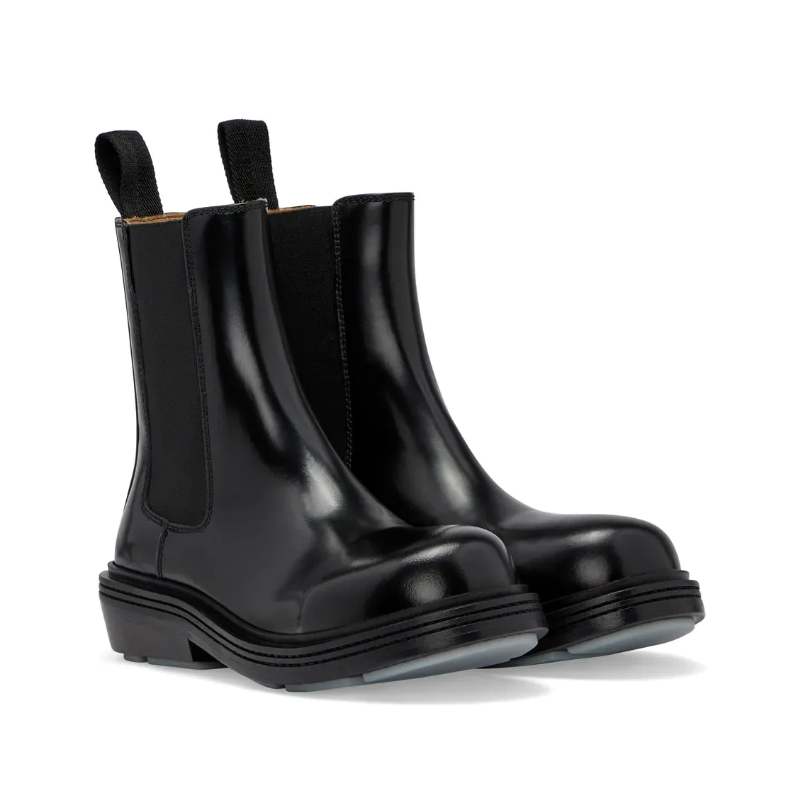 BOTTEGA VENETA  Women's Fireman Chelsea Ankle Boot Black 