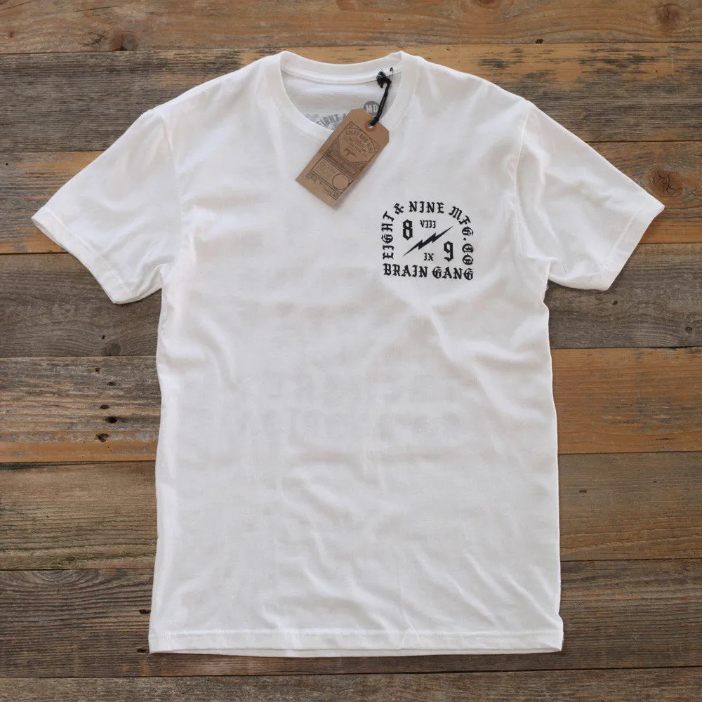 Brain Gang Forever T Shirt White