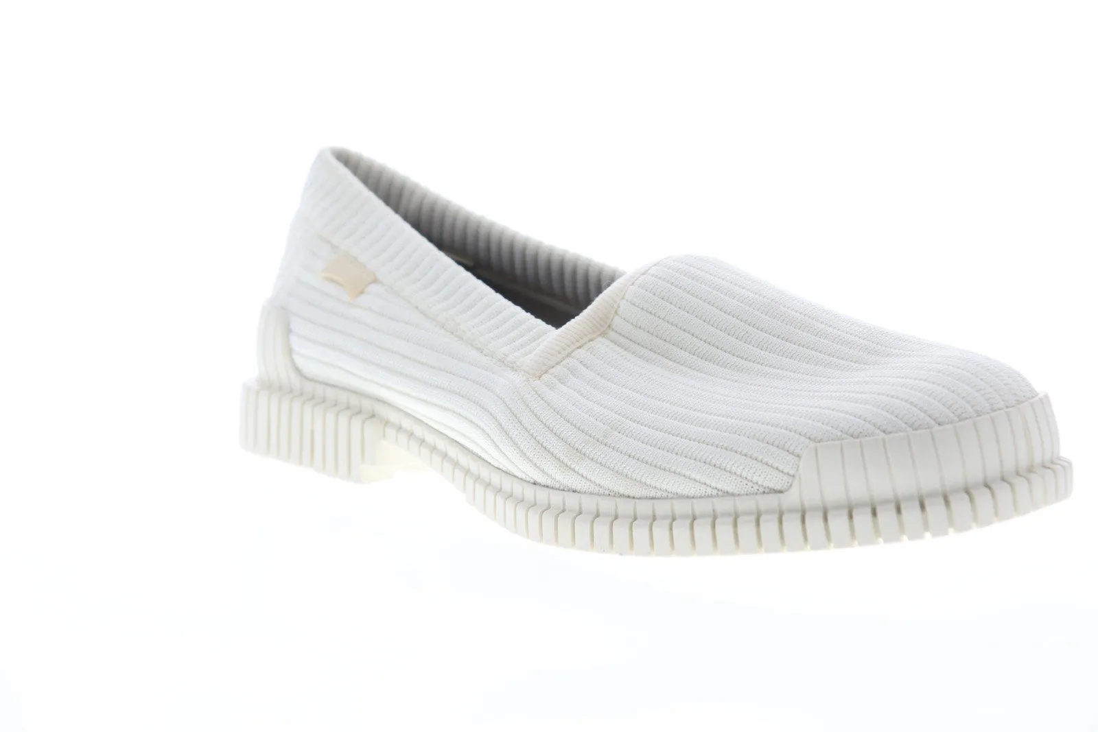 Camper Pix K100415-002 Mens White Canvas Low Top Slip On Casual Loafers Shoes