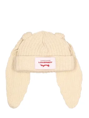 Charles Jeffrey LOVERBOY   Chunky Rabbit wool blend beanie 