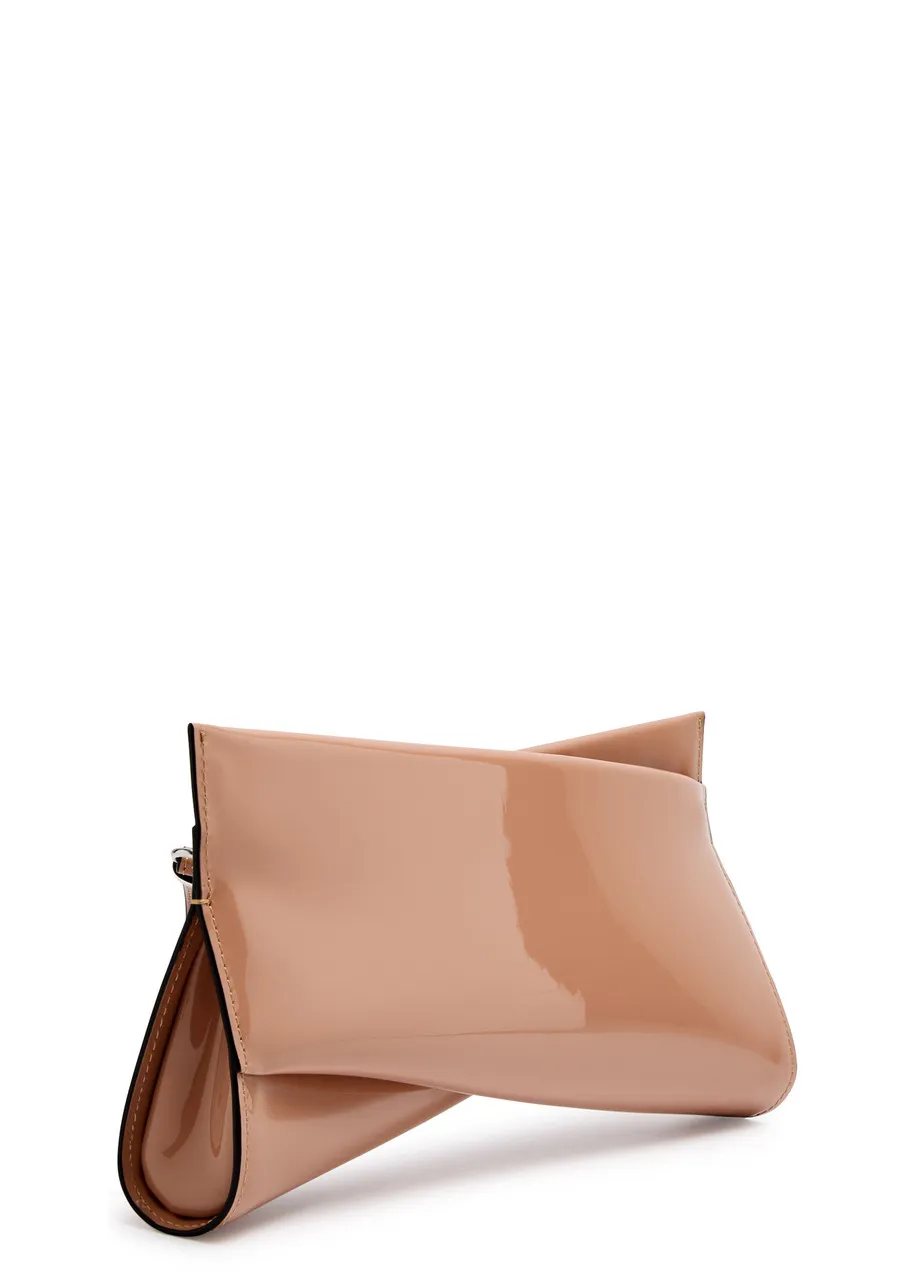 CHRISTIAN LOUBOUTIN Loubitwist patent leather shoulder bag -                         -                     -                