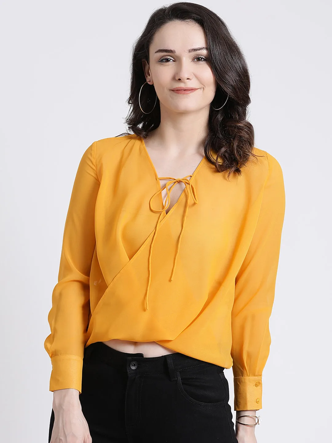 Front Tie & Cross Over Top