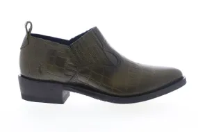 Frye Billy Shootie 70814 Womens Green Leather Slip On Booties Boots