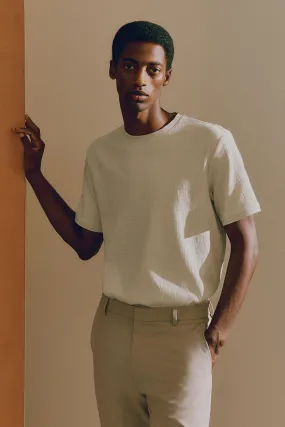 H&M Regular Fit Textured T-shirt