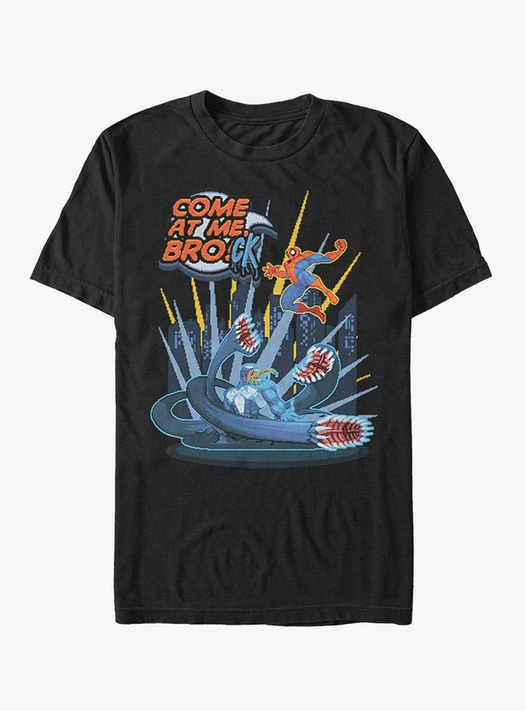 Hot Topic Marvel Spider-Man Come At Me Brock T-Shirt