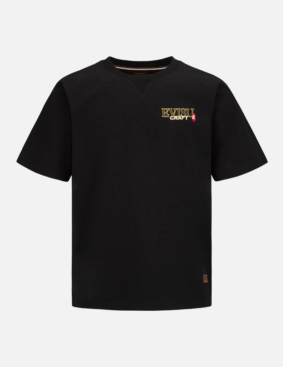 Japanese Fan Satin Appliqué T-Shirt