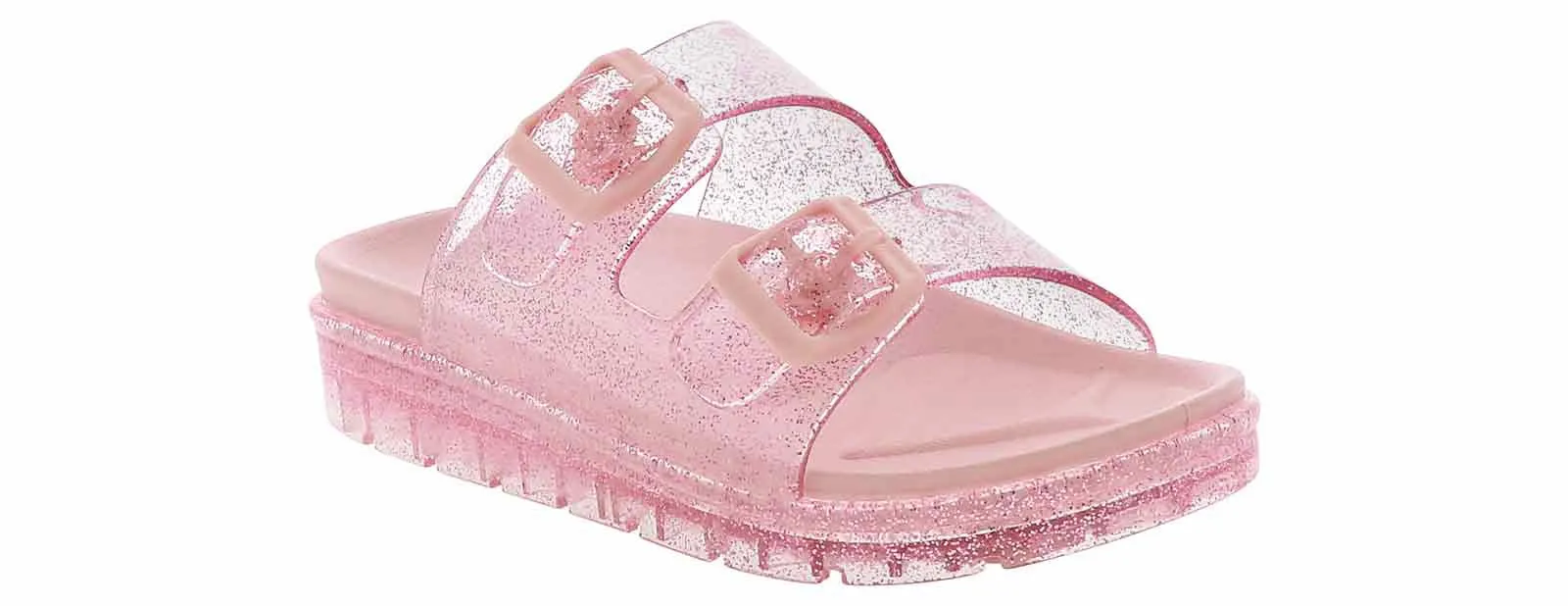 Jessica Simpson Jelly Buckle Youth Girls’ (11-3) Slide Sandal