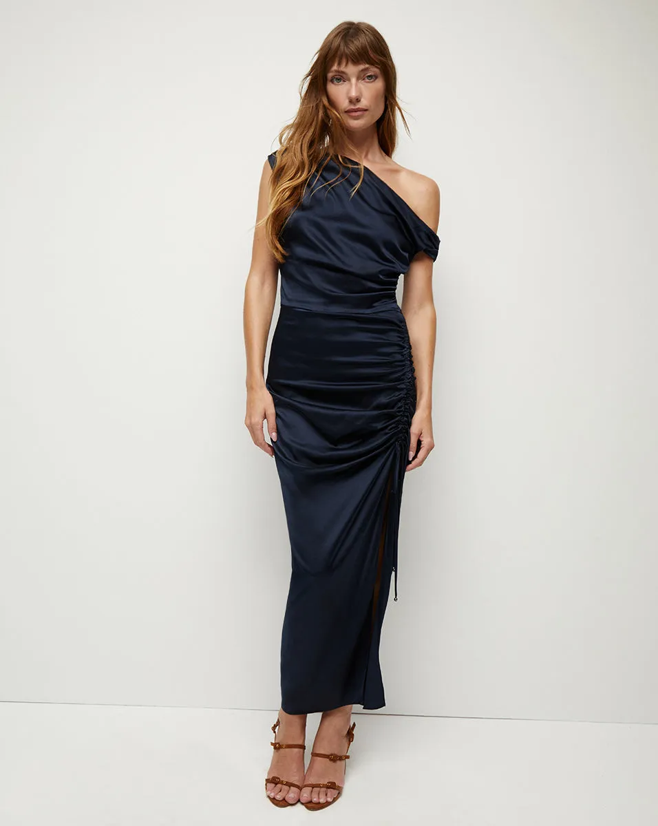 Kadie Stretch-Silk Charmeuse Dress