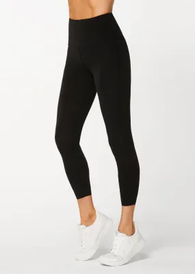 Lorna Jane Extraordinary Core Ankle Biter Tight in Black