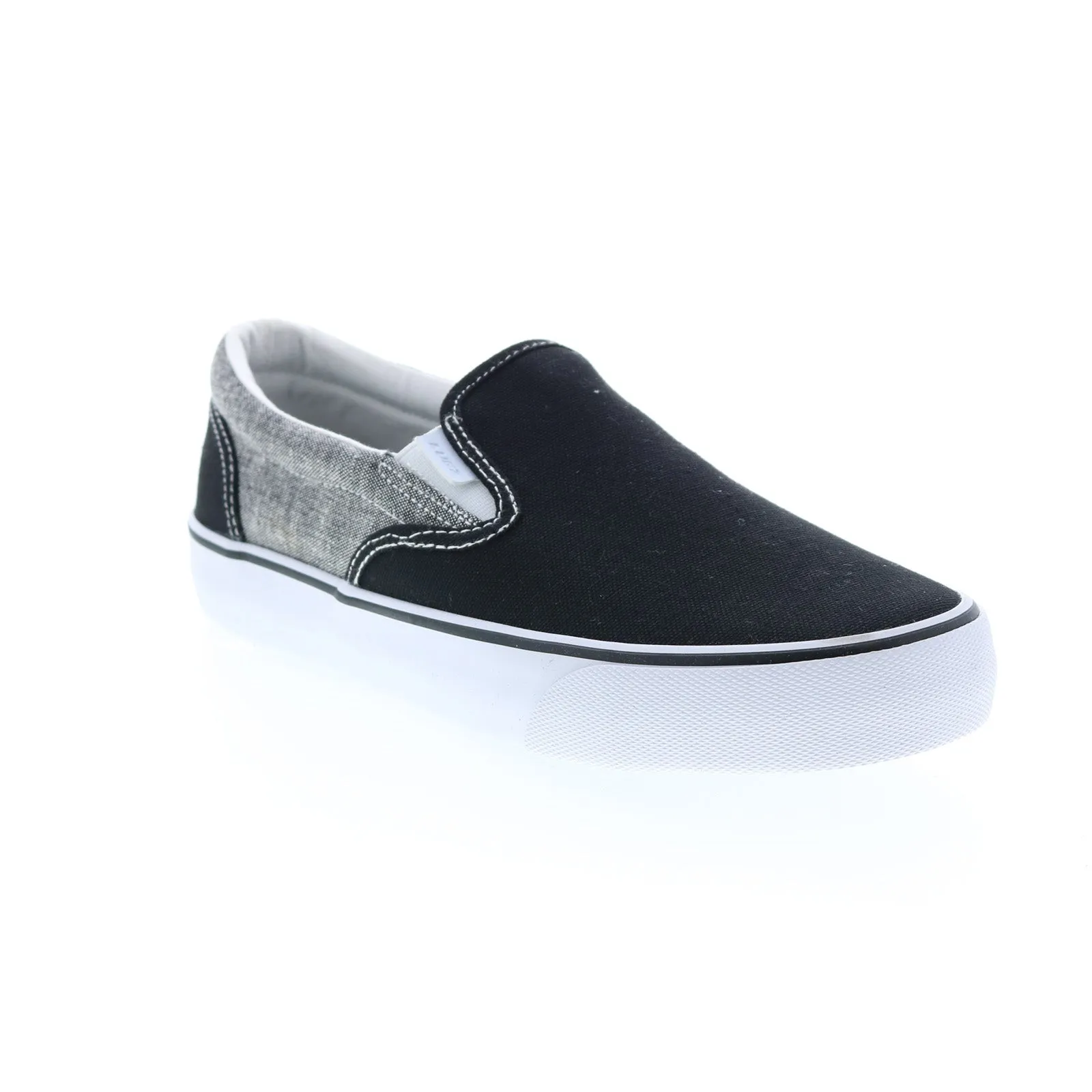 Lugz Clipper 2 MCLIPCH2C-060 Mens Black Canvas Slip On Lifestyle Sneakers Shoes