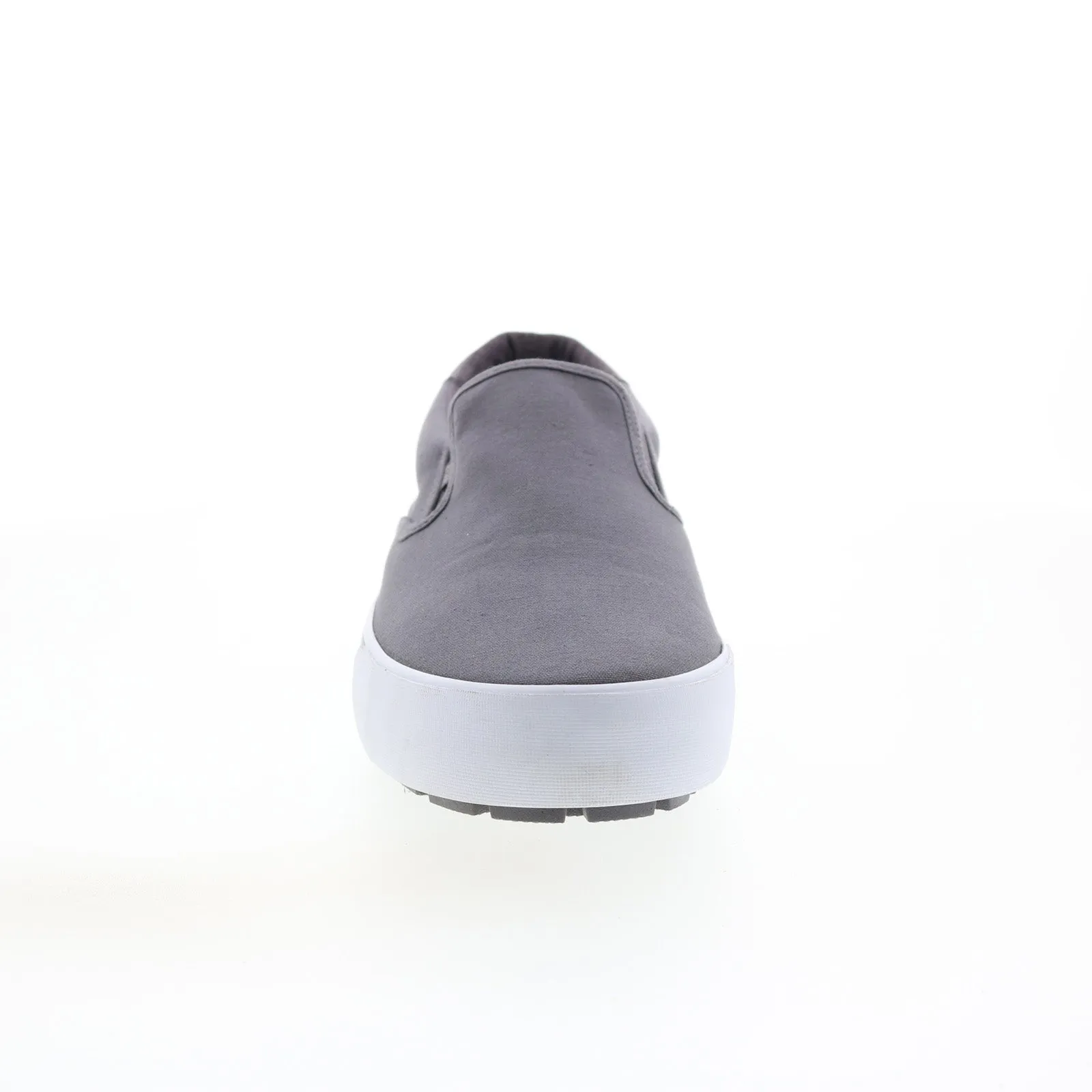 Lugz Delta MDELTC-011 Mens Gray Canvas Slip On Lifestyle Sneakers Shoes