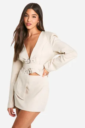 Marl Micro Mini Skirt