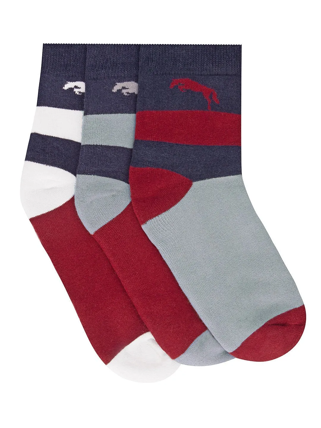 Men Pack of 3 Ankle Length socks