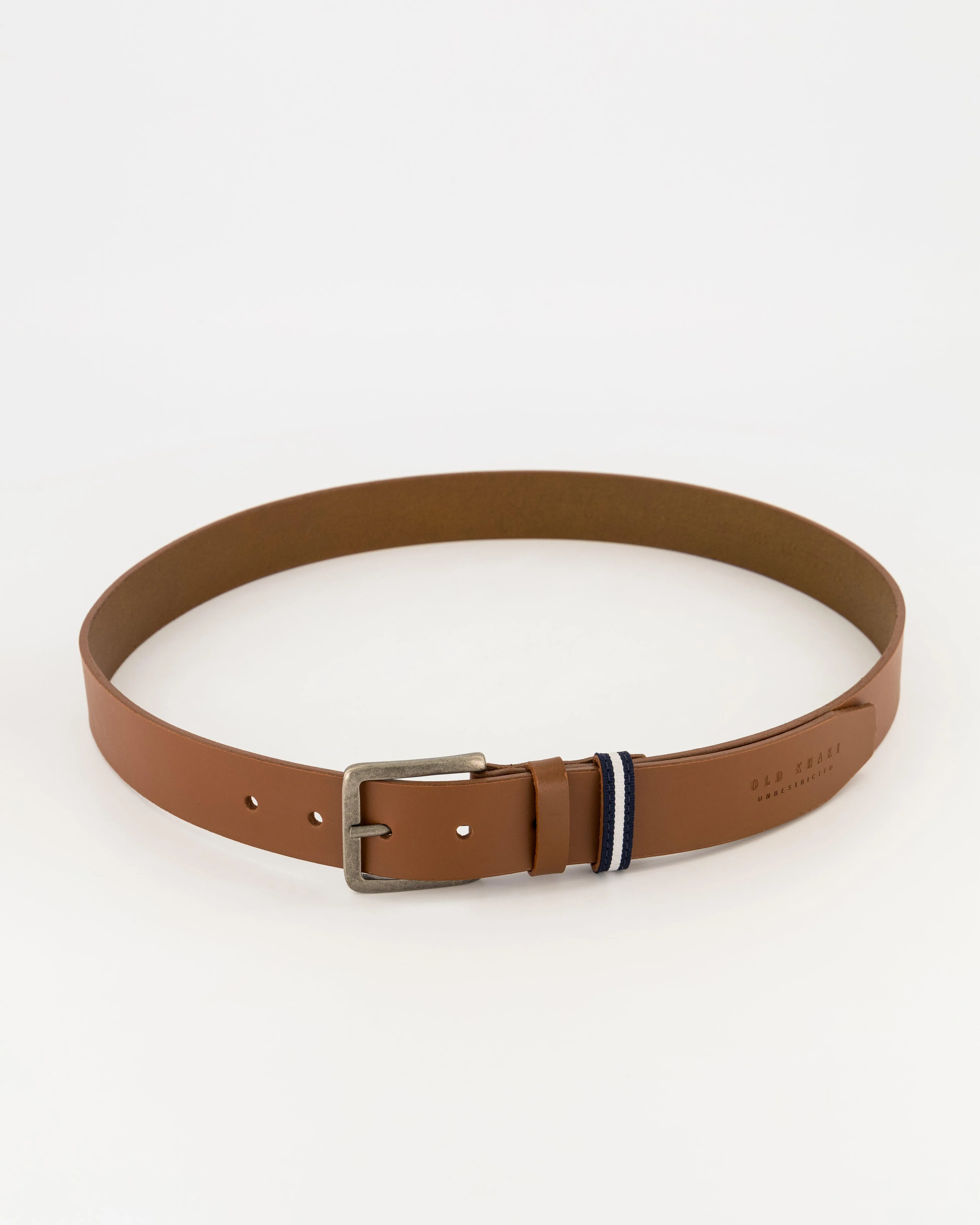 Men’s Arnett Narrow Leather Belt | Old Khaki