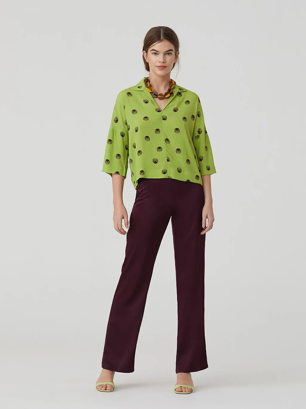 Nice Things Satin Capri Pants