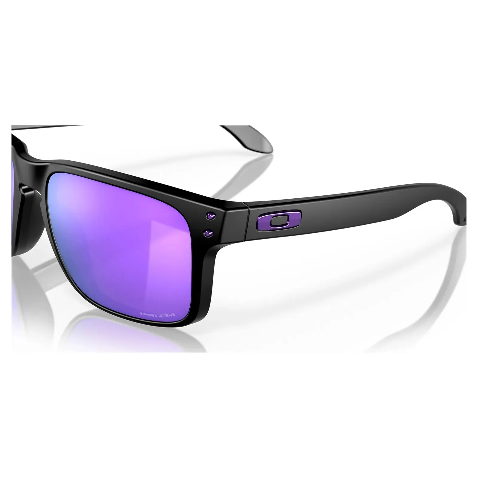 Oakley Holbrook Sunglasses - Matte Black / Prizm Violet