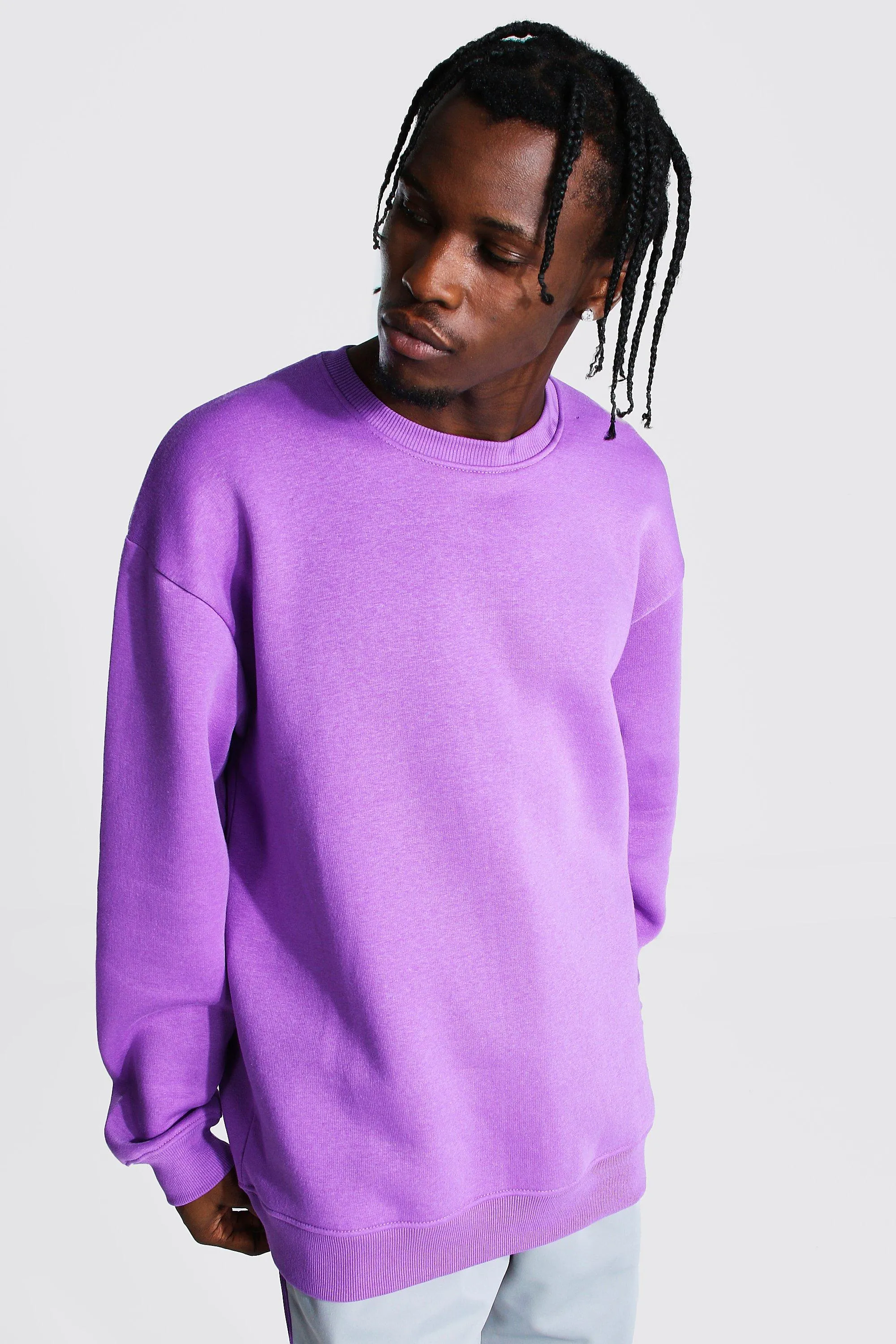 Oversized Crew Neck Sweatshirt