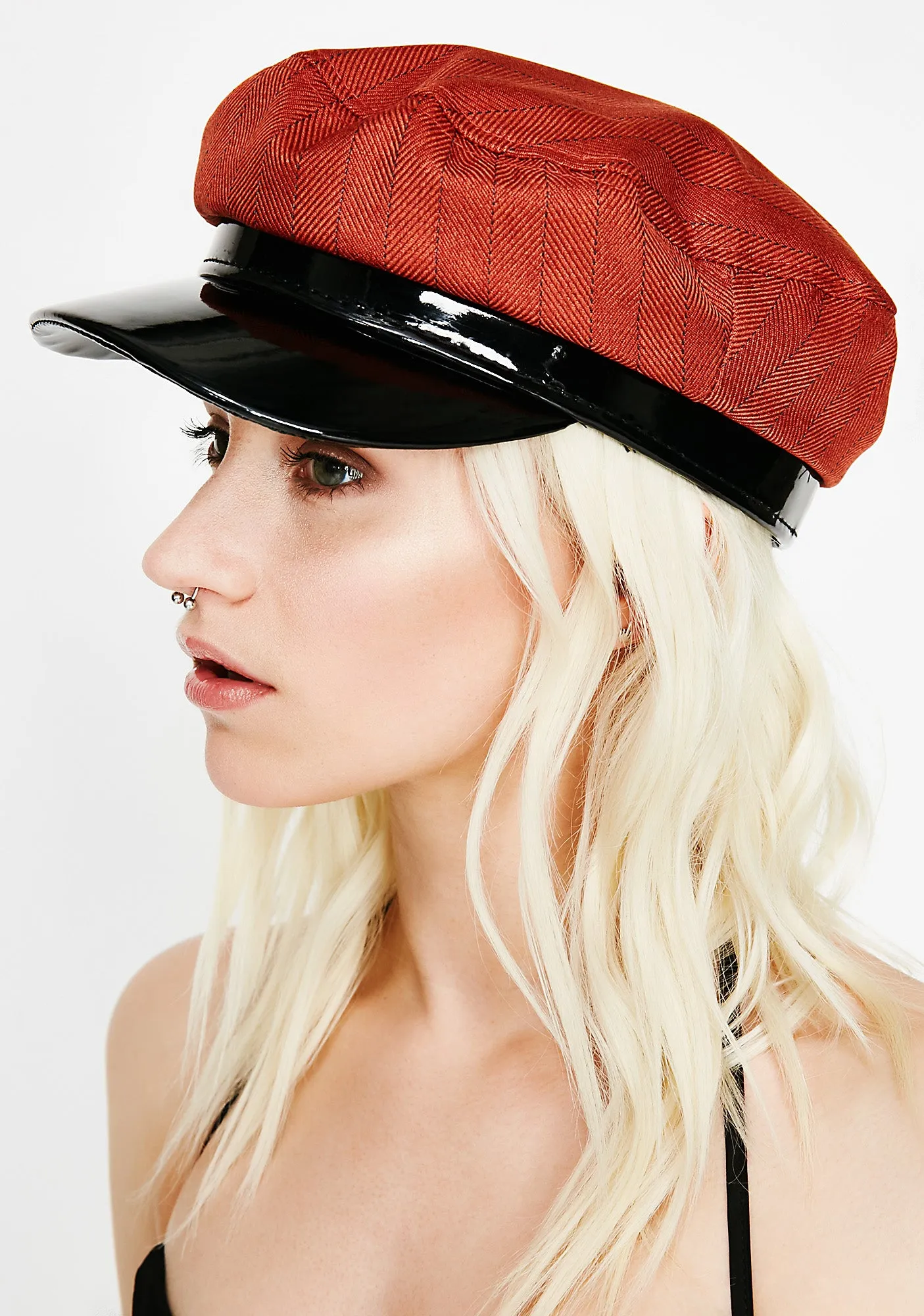 Rust Major Vibe Pinstripe Hat-