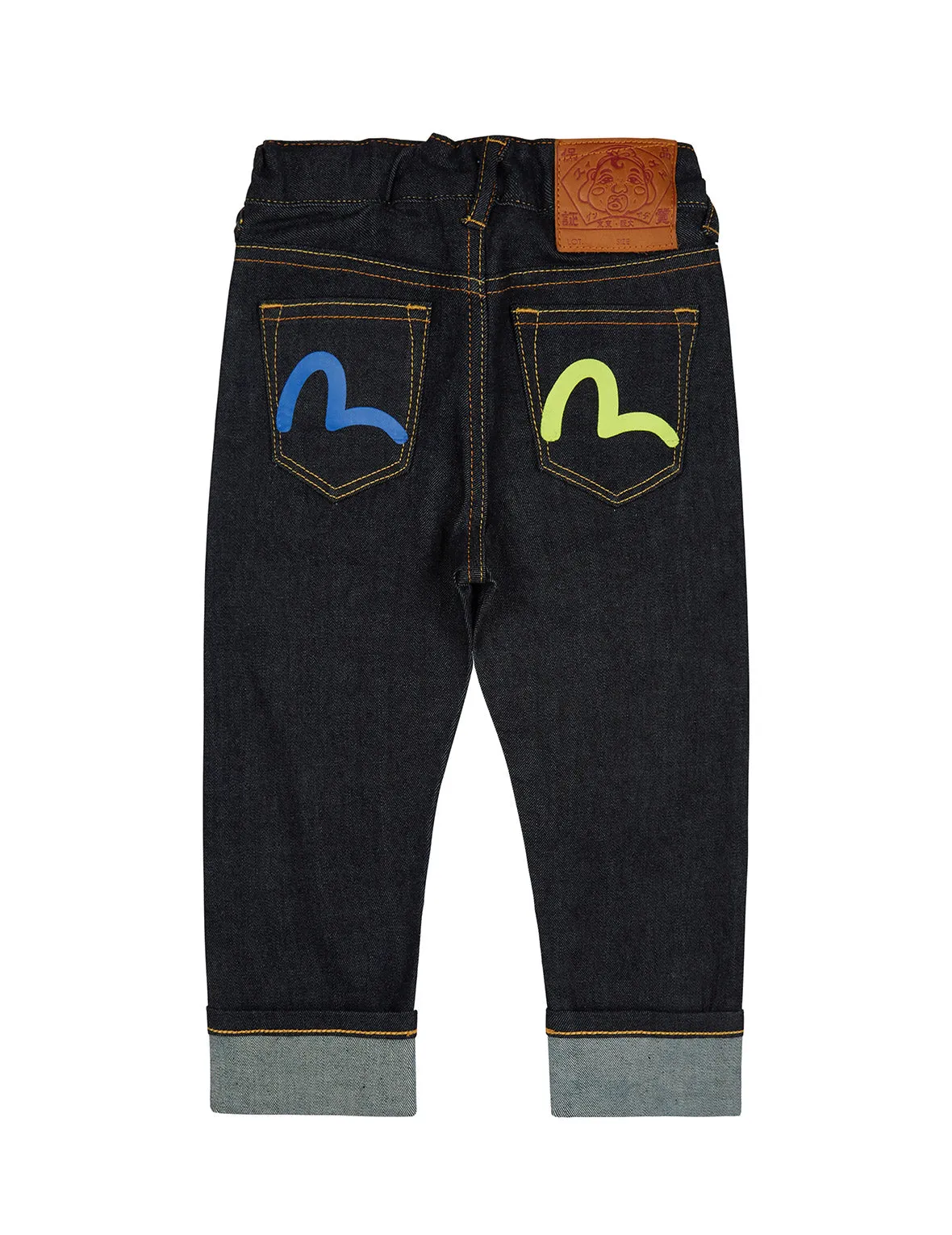 Seagull and Slogan Regular Fit Denim Jeans