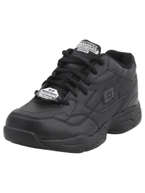 Skechers Work Women's Felton Albie Relaxed Fit Sneakers Slip Resistant Black 7