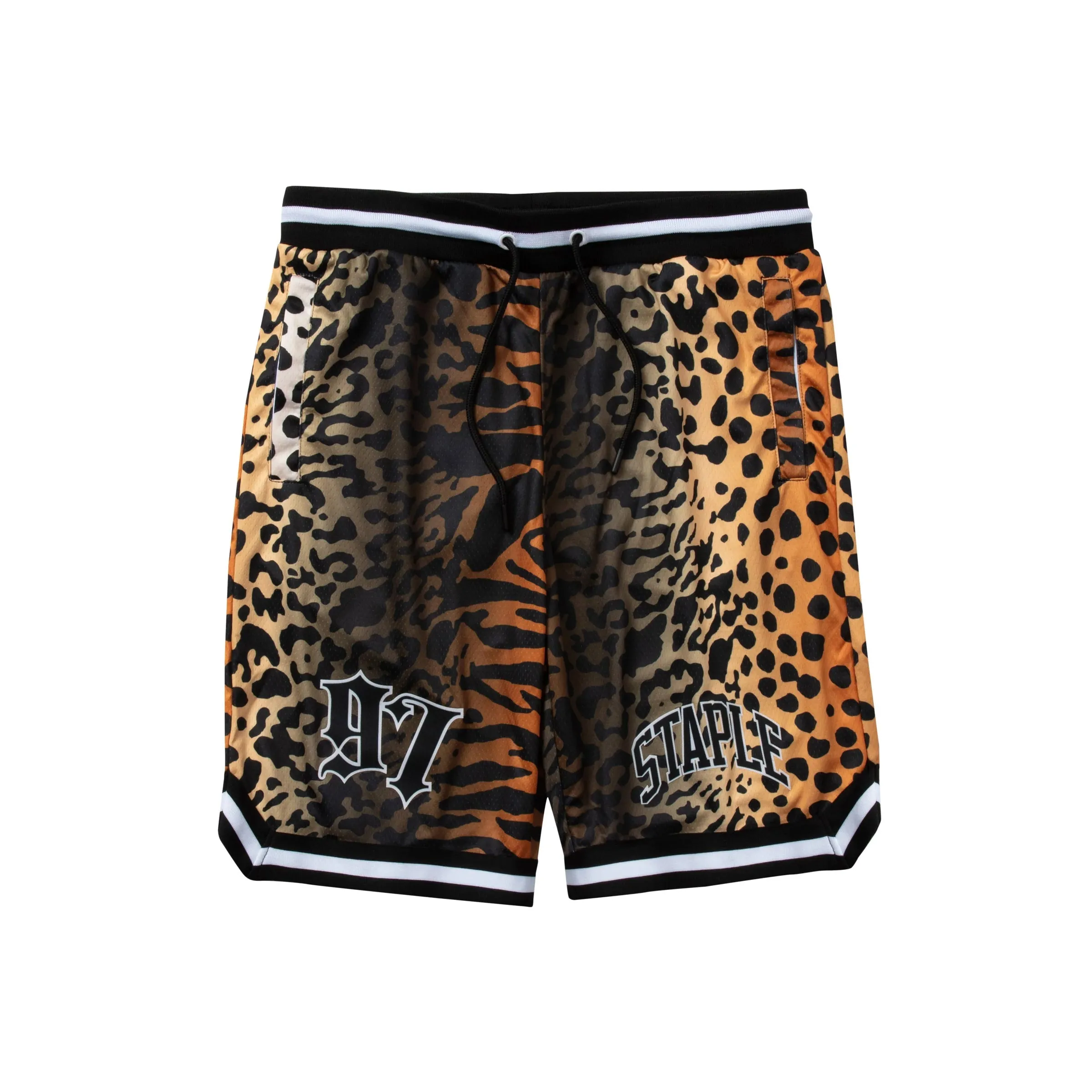 Staple Men Mesh Basketball Short Brown 2206B6979-BRN