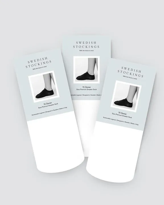Swedish Stockings Sara Sneaker Socks Bundle 3 Pairs White