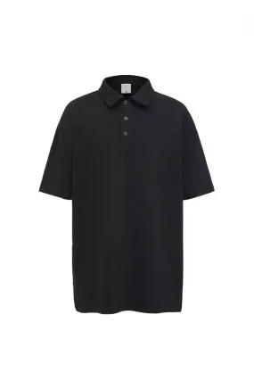 Textured Relaxed Fit Polo Shirt