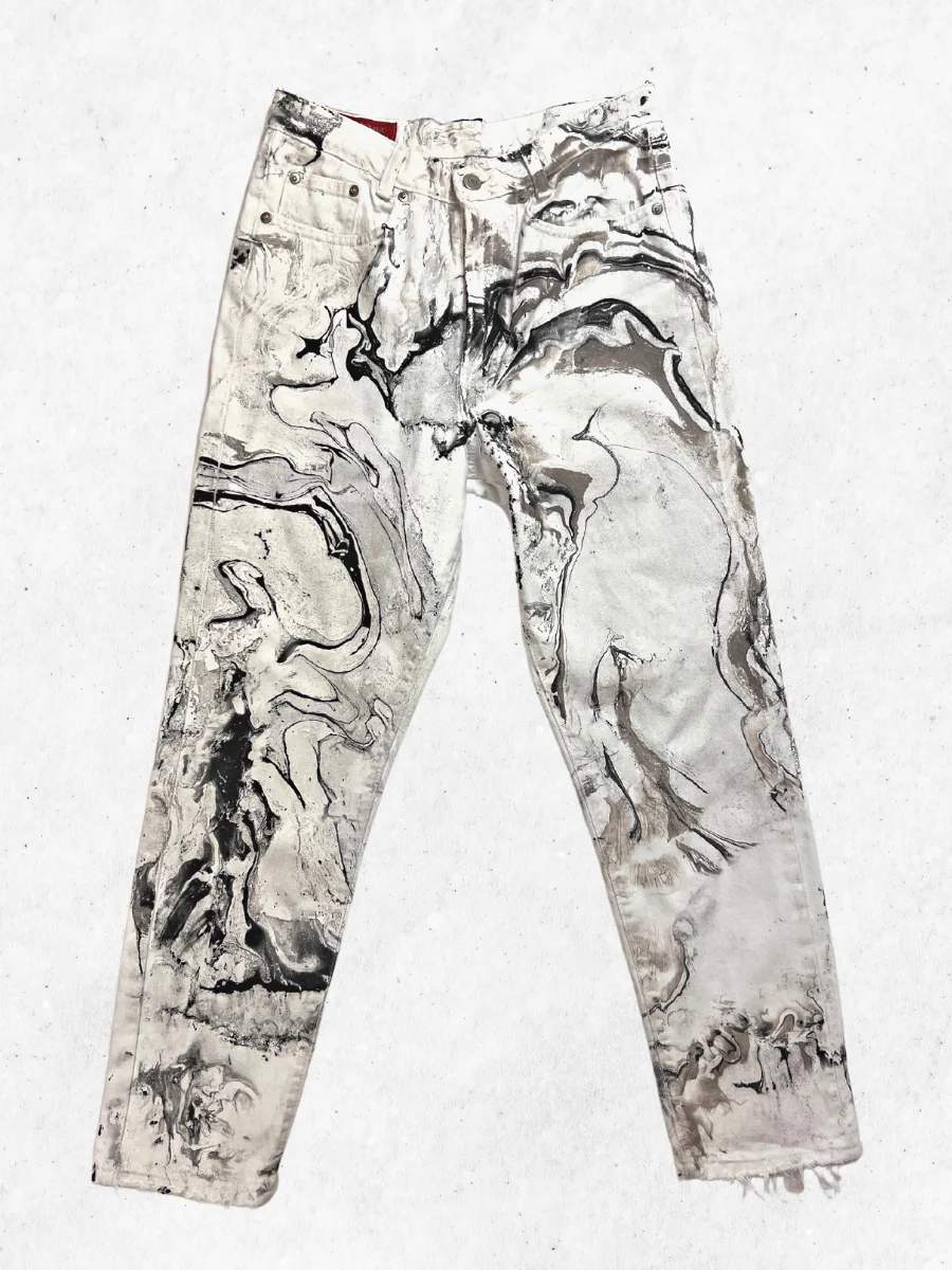 The Marbled White Jeans - 28"/29"