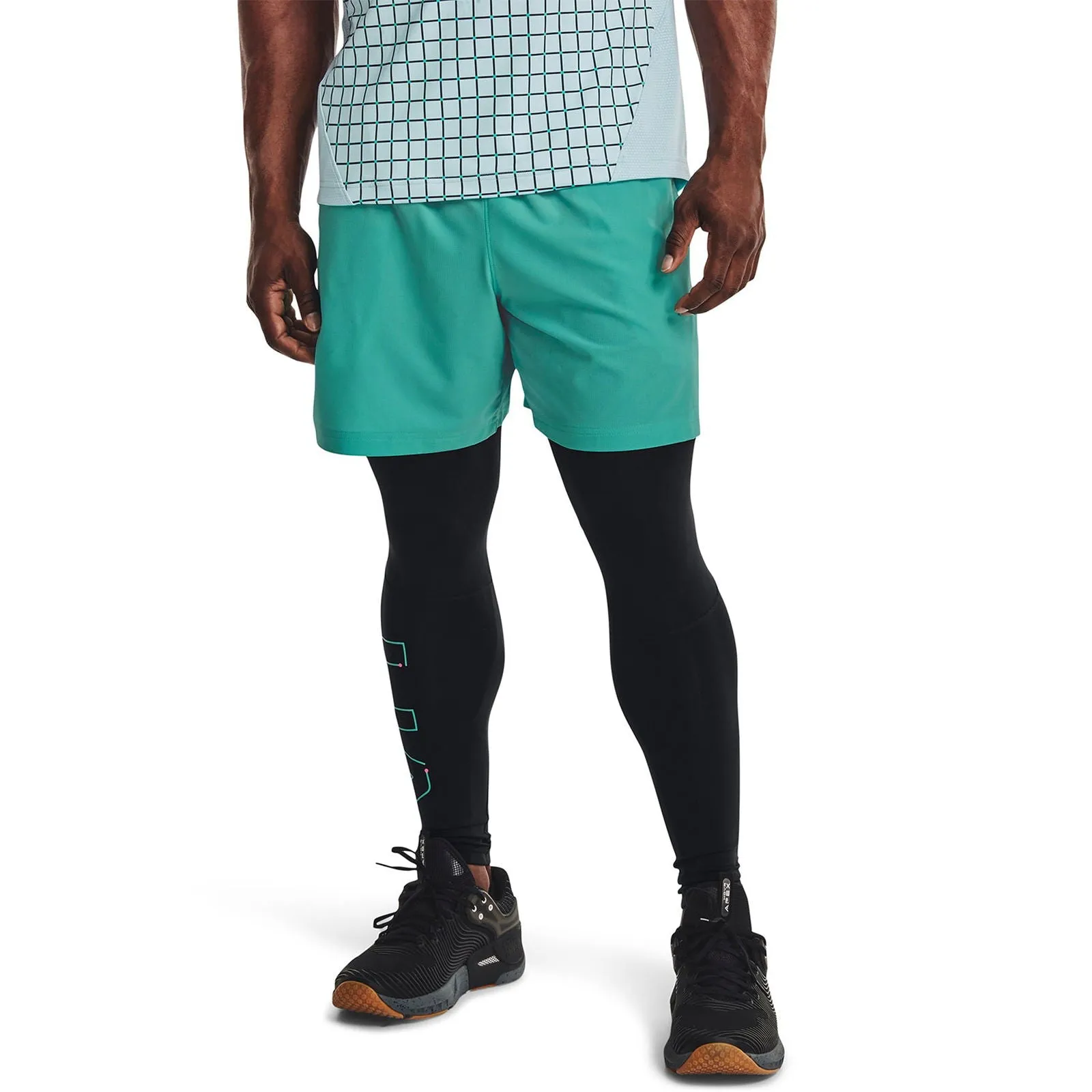 Under Armour UA Woven 7 Shorts - Green