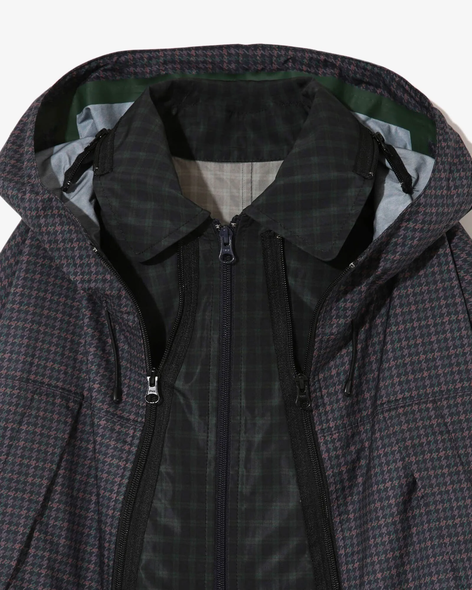Undercover Men’s Check Coat  Green